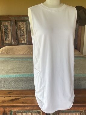 Lunya White Cotton Lounge~Sundress